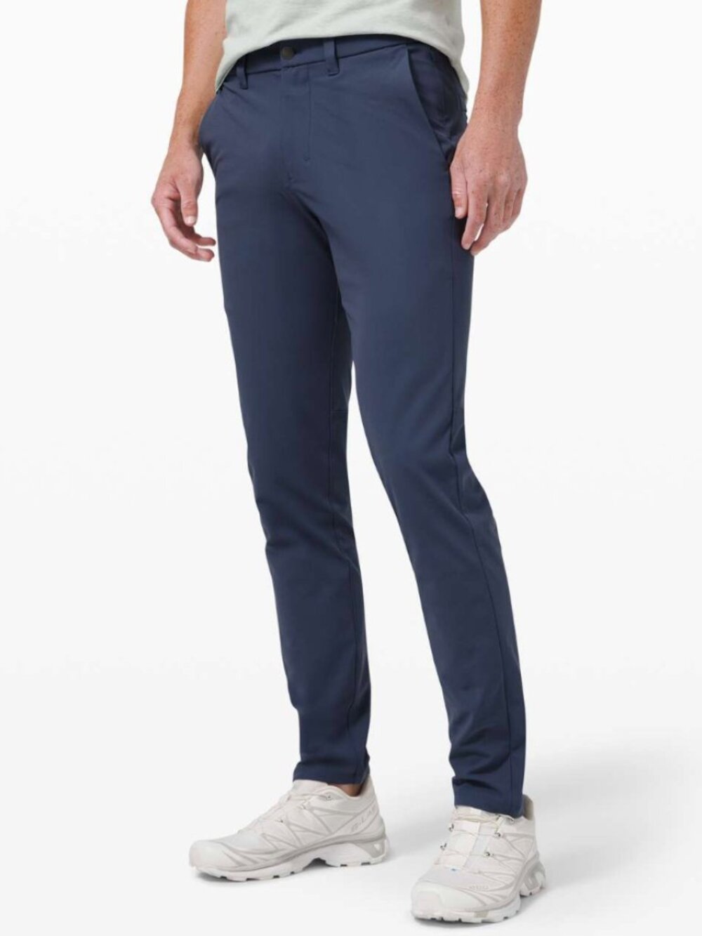 LULULEMON Commission Pant Slim Warpstreme in Iron Blue M5974S